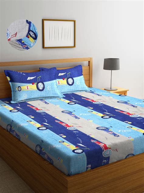 Super Soft Fitted Double Bedsheet King Size by ARRABI – ARRABI.IN
