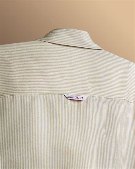 Basic Yellow Stripe Shirt