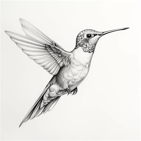 How To Draw A Realistic Hummingbird