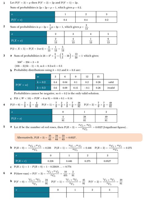 Image result for Probability Distribution Exercise