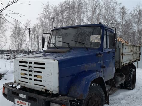 Купить б/у ЗИЛ 4331 дизель механика в Челябинске: синий самосвал с 3-х ...