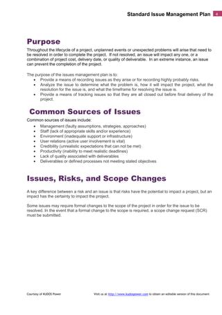 Issue Management Plan 的图像结果