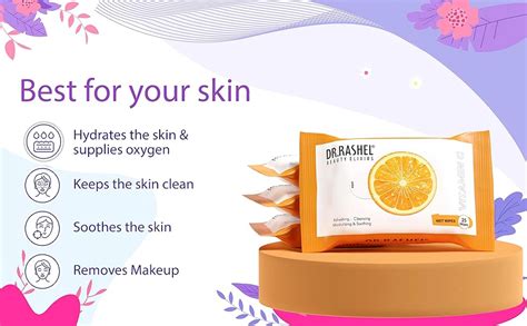 Dr. Rashel Vitamin C Wet Wipes, 25 Count | Uses, Benefits, Price ...