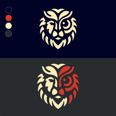 Lion and Owl vector template 37739233 Vector Art at Vecteezy