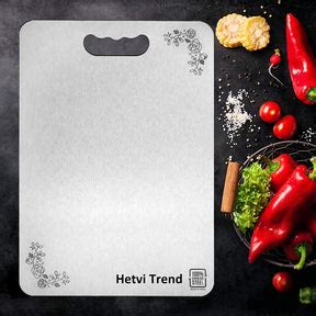 Stainless Steel Chopping Board | for home cooks hygienic kitchen prep ...