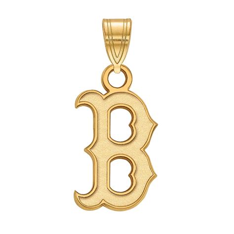 LogoArt Sterling Silver Boston Red Sox Small Pendant