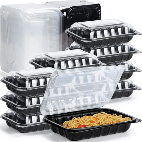 YANGRUI Clamshell Take Out Containers, Anti-Fog Leak Proof Shrink Wrap ...