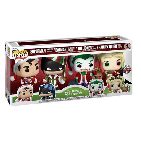Gifts Greetings Funko POP DC Comics Holiday 4-Pack (SE)