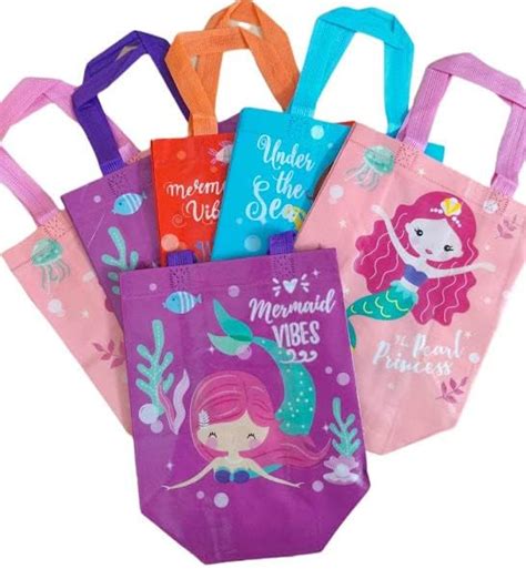 AMANVANI Mermaid Gift Carry Bags - Medium Size Unicorn Theme Party ...