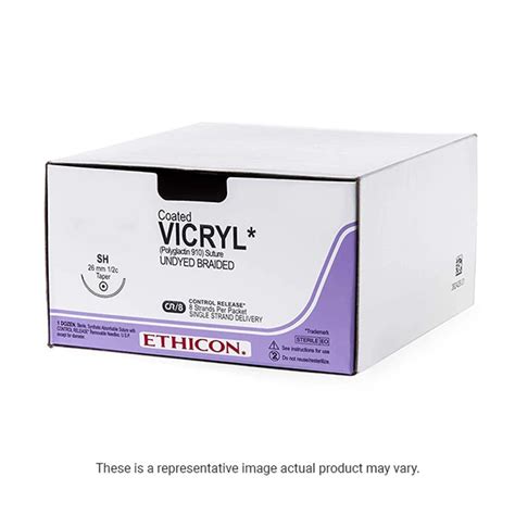 Ethicon Vicryl Rapide Sutures USP 3-0, 1/2 Circle Round Body - NW2764P ...