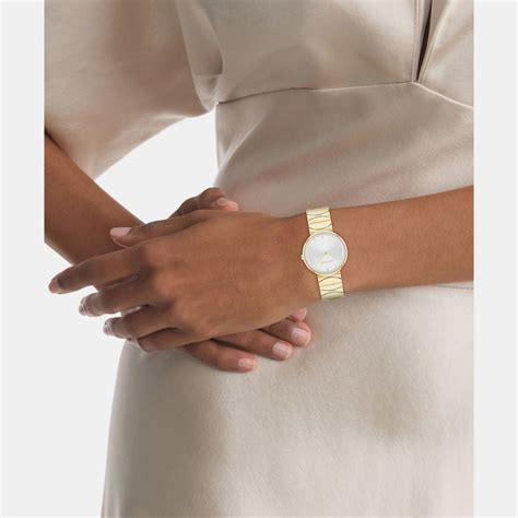 Calvin Klein Ck Enchant Women Quartz Silver Dial Analog Stainless Steel ...