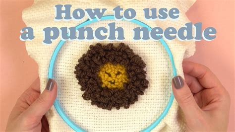 Using a Punch Needle 的图像结果
