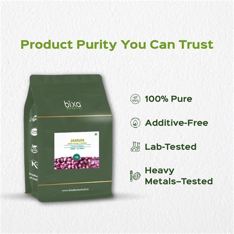 Jamun (Eugenia Jambolana) dry Extract - 5% Bitters by Gravimetry – Bixa ...