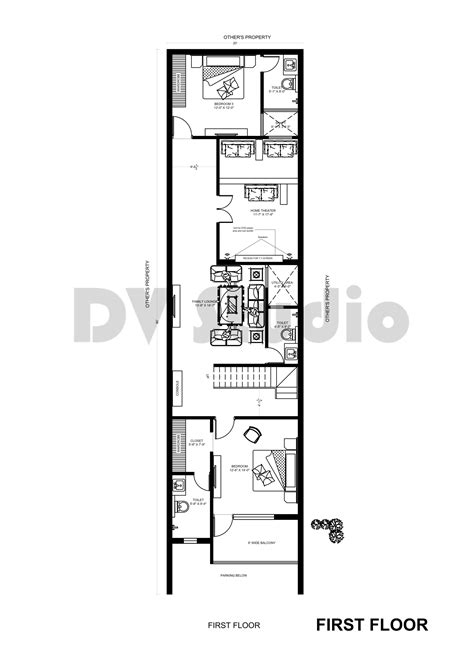 20X80 House Design - DV Studio