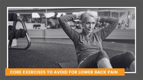 Image result for Core Exercises Lower Back Pain