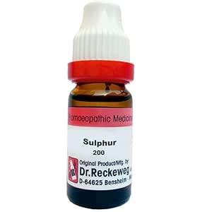 Buy Dr. Reckeweg Sulphur 200Ch 11ML - Pack Of 2 Online at Low Prices in ...