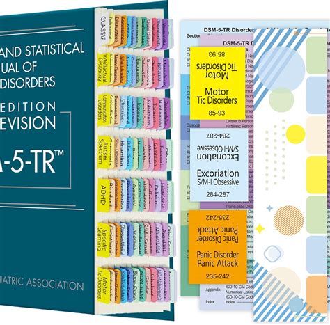 Supinsta Improved Index Tabs for DSM-5-TR 2022, Color-coded & India | Ubuy