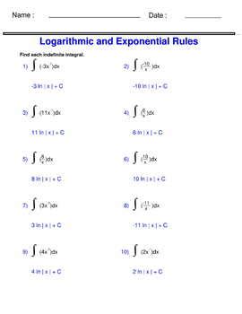 Image result for Exponential and Logarithmic Integrals