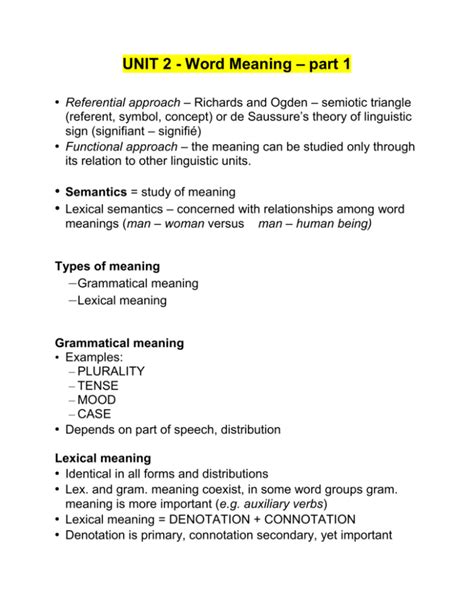 Image result for Lexical Definition Example