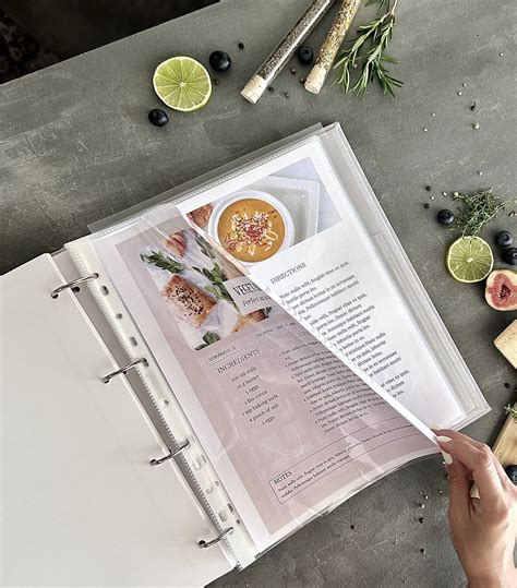 Custom Recipe Organizer Binder | Personalized Cookbook | Gift Idea for ...