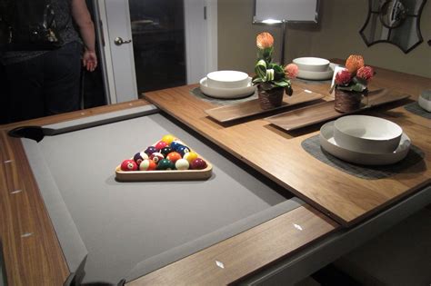 Dining Table That Turns Into A Pool Table at Noah Weber blog