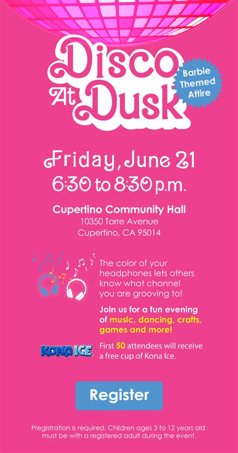 Disco at Dusk is Friday, June 21