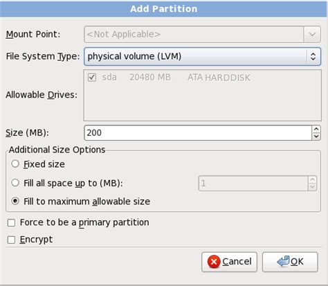 16.17.4. LVM 論理ボリュームの作成 | インストールガイド | Red Hat Enterprise Linux | 6 ...