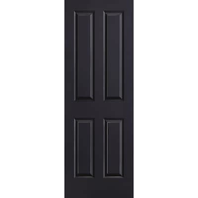 Black 4-panel Slab Doors at Lowes.com