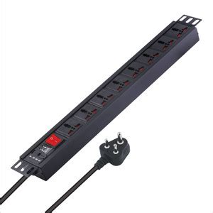 MX Universal Power Strip 5 Amp Wall|Rack Mount With Switch 2794_5M 8 ...
