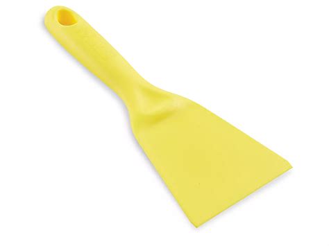 Remco Colored Hand Scraper - 3 x 8", Yellow H-10727Y - Uline