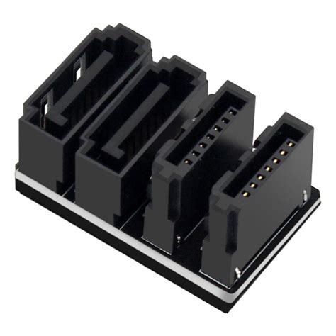 SATA Adapter Converter Angle 7Pin Male to Female for Motherboard Mainb ...