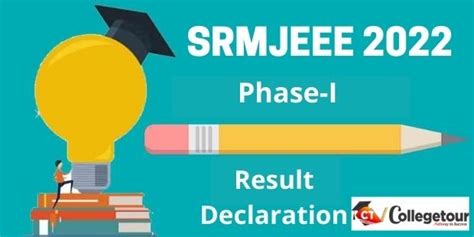 SRMJEEE 2022 Phase I result declare, Check Details