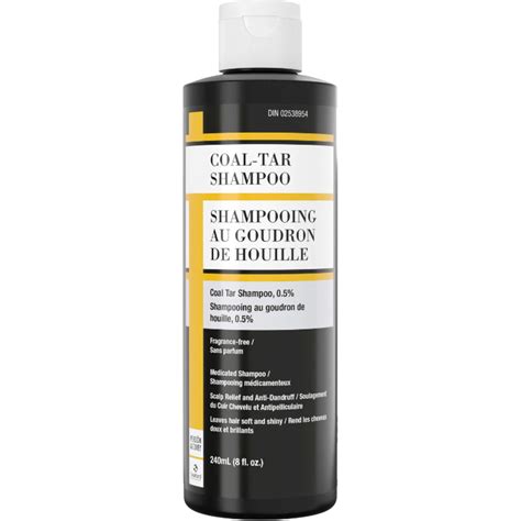 Coal Tar Shampoo for Scalp Relief - Anti-Dandruff, 0.5% Coal Tar, PABA Free, Fragrance Free ...