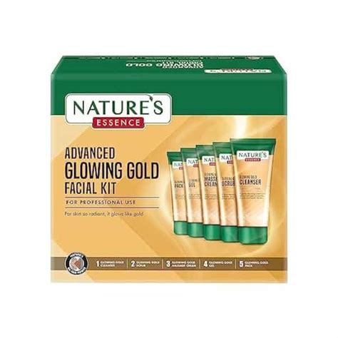 Buy NATURE'S ESSENCE GLOWING GOLD++ FACIAL KIT | BRIGHT GLOWING SKIN ...