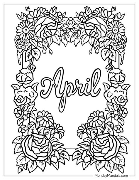 26 April Coloring Pages (Free PDF Printables)