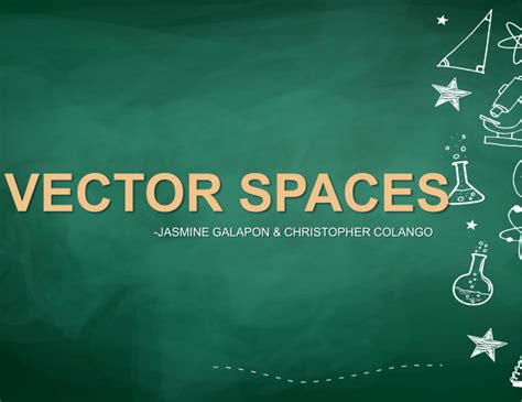 Image result for Vector Spaces Basics