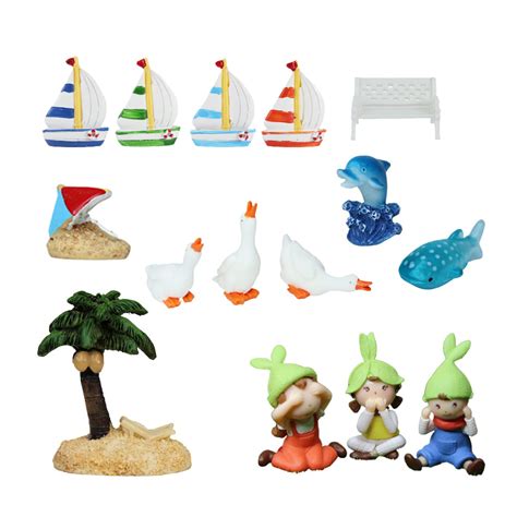 Buy Pack of 16 Miniature toys online — Wonderland Garden Arts and Craft