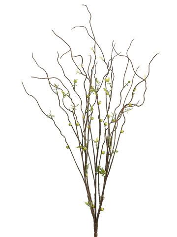 29" Curly Willow Twig Bush w/Lvs. Brown (Pack of 12) : Amazon.in