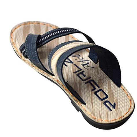 AJANTA Blue Men Flat Sandal/Slippers : Amazon.in: Fashion