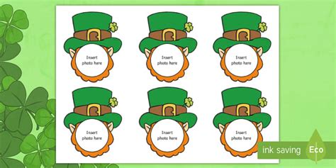 Make Yourself into a Leprechaun Activity - ROI