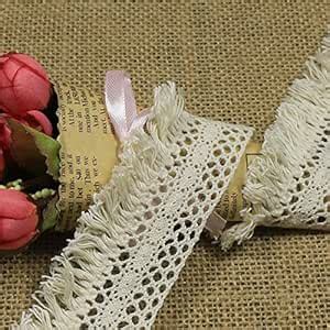 Susuntas 5 Yards 4cm Wide Cotton Lace Trim DIY Craft Delicate Ribbon ...
