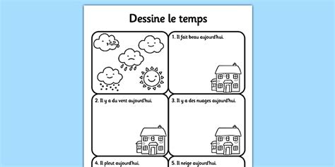 French Weather Activity - Learning Resources