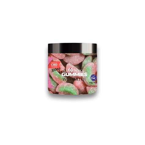 RA Royal: R.A. Royal Gummies: CBD Watermelon Gummy Jar (300 MG) | Leafly