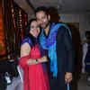 Sudhanshu Pandey with his wife during Bappa Lahiri and Taneesha Verma's ...