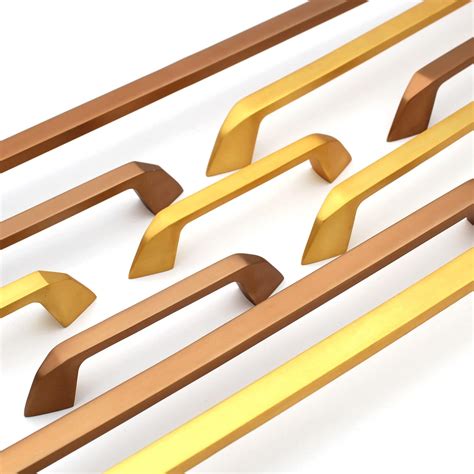 ABVIN Premium Matt Gold Handles, Modern Gold Cabinet Hardware ...