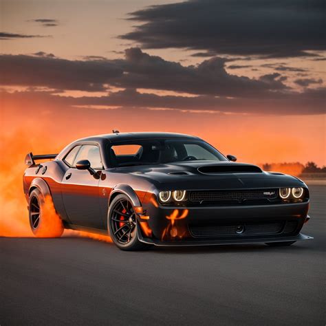 Dodge Challenger SRT Hellcat Demon Dodge Challenger Wallart Dodge Challenger Poster Dodge ...
