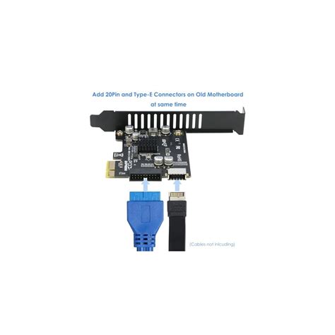 PCIe to 20Pin + Type-E Internal Card, RIITOP PCI-e India | Ubuy