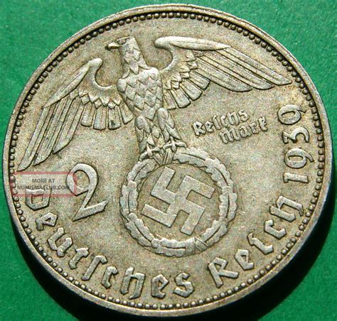 Third Reich Silver Coin 2 Reichsmark 1939 J. 625 Silver