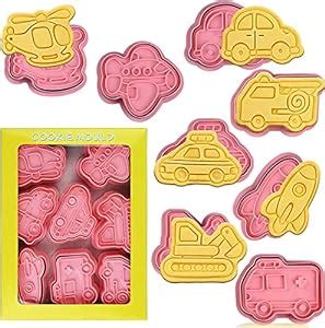 Buy Skytail Vehicle Cookie Cutters Set of 8 Cookie Cutters for Rockets ...