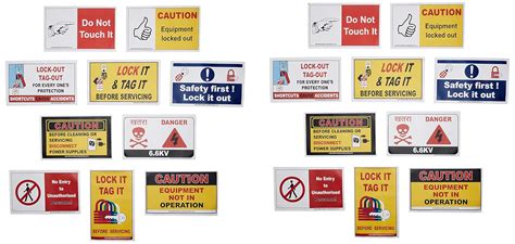 Aktion Safety Plastic Lockout Sticker Lock And Hold, 100X150 Mm, Pack ...